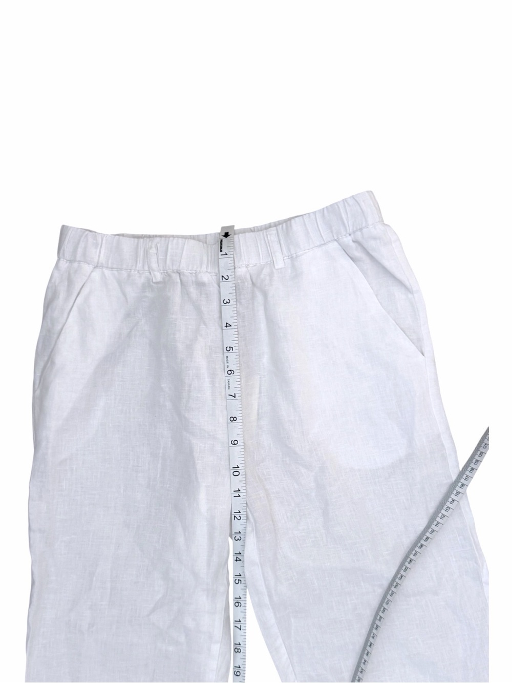 Quince NWT 100% European Linen Pants White Small - Picture 9 of 12